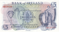 Bank Of Ireland 5 Pounds, from 1984